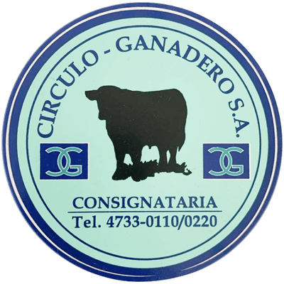 Logo original de Círculo Ganadero S.A., consignataria, en 1998